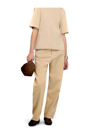 Jeans Cinque Tasche In Misto Cotone Beige SEMI COUTURE | Y6SY04JNS41